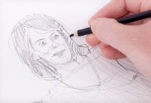 رسم حزين انمي